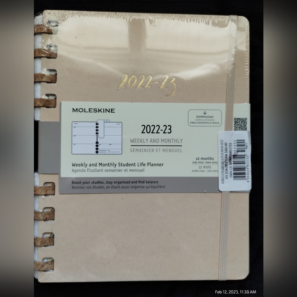 Moleskine planner